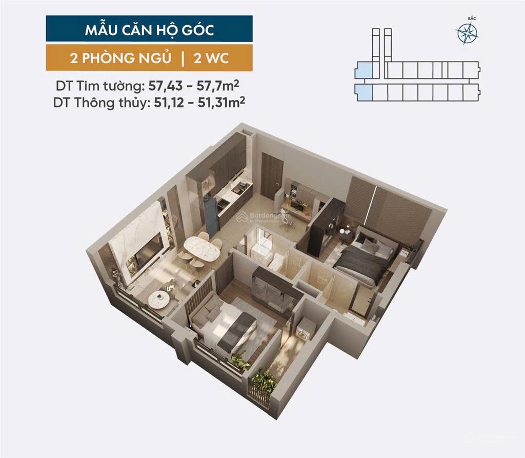 Căn hộ view sông cách hcm 10p  thanh toán 380tr kí hđmb  giá căn 2pn, chỉ 2tỷ
