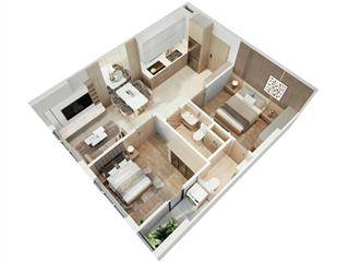 Nhận booking 3 tháp  giá từ 1,9tỷ/ căn 2pn 2wc view sông  tt ~ 380tr kí hđmb  agri hỗ trợ 75%