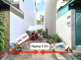Bán đất thổ cư đường quang trung phường 12 quận gò vấp, dt 80m(4,2*19) giá 5,3tỷ