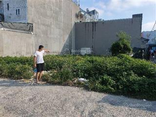 Bán đất mặt tiền đường thạnh lộc 27 phường thạnh lộc quận 12 dt100m (5*20m) giá 6,2ty