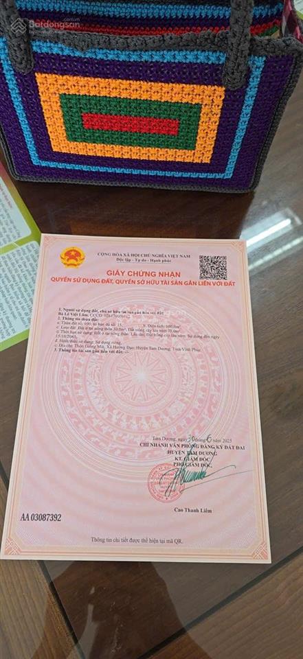 Đất đẹp giếng mát tam dương mới, gần 309b chỉ từ 5xx triệu vị trí thôn giếng mát, xã tam