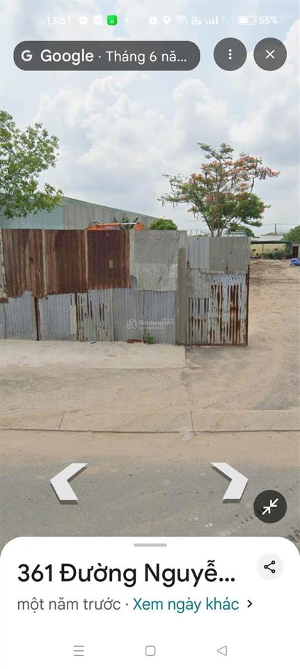 Bán đất mặt tiền nguyễn thị sáng 5*18m, giá 4,750 tỷ bớt lộc