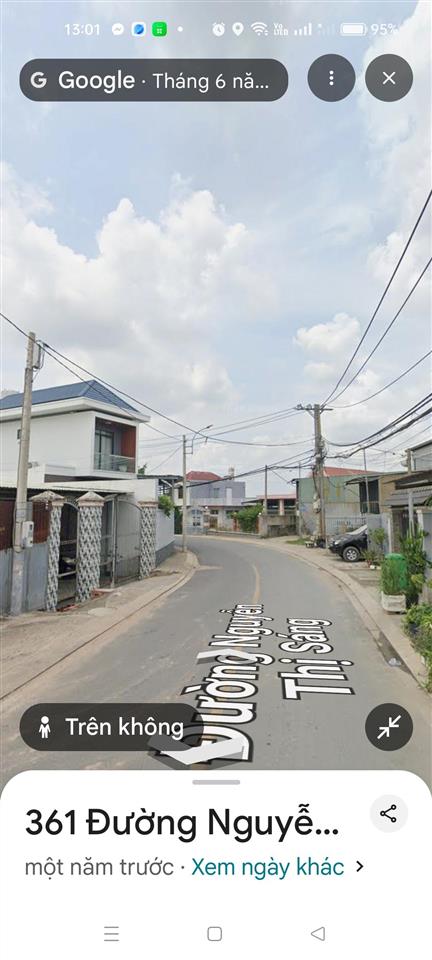 Bán đất mặt tiền nguyễn thị sáng 5*18m, giá 4,750 tỷ bớt lộc