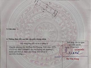 Chào bán lô đất có 102 mặt tiền hồ tùng mậu