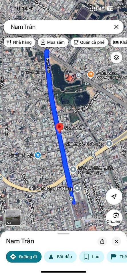 Bán đất mặt tiền 33m ngay cổng bến xe đà nẵng, hòa minh  dòng tiền sẵn 120tr/năm125m2giá 9 tỷ