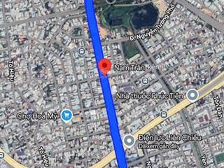 Bán đất mặt tiền 33m ngay cổng bến xe đà nẵng, hòa minh  dòng tiền sẵn 120tr/năm125m2giá 9 tỷ