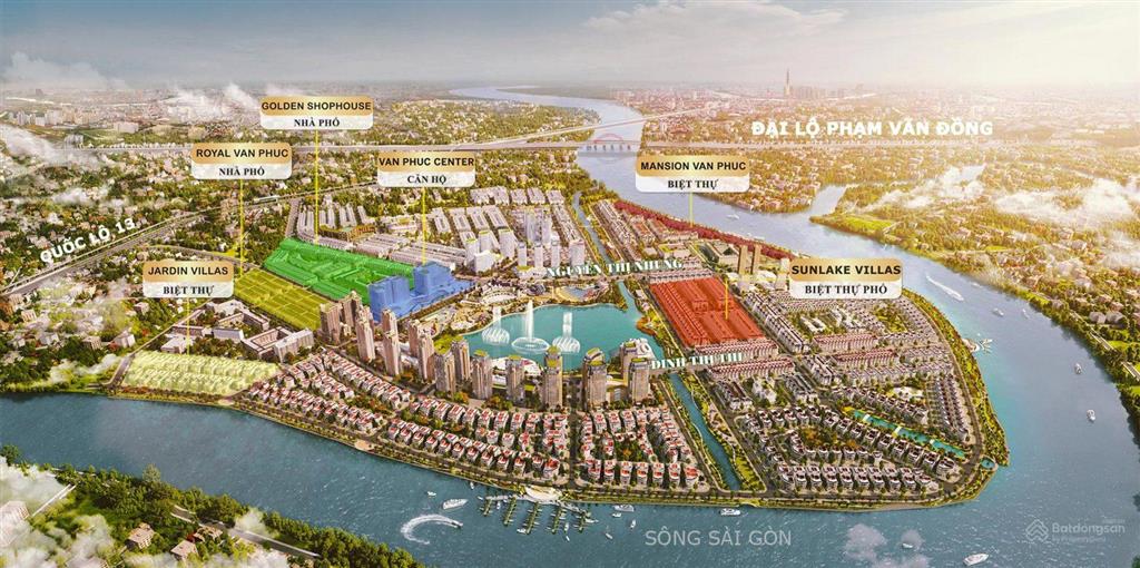 Bán đất kđt vạn phúc city, 9,7 tỷ, 105m2 tại quốc lộ 13, thủ đức, hcm