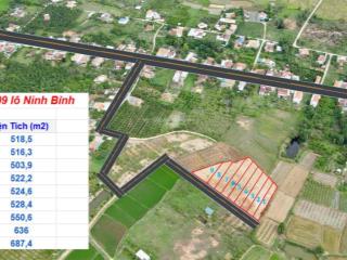 Bán đất nền 687m2 tại ninh bình, ninh hòa, khánh hòa, chỉ với 245 triệu vnd