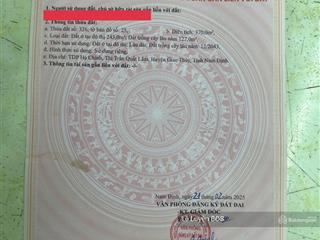 Nhà em cần bán mảnh đất tại tt quất lâm  giao thủy  nđ