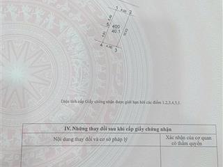 BÁN ĐẤT 40.1M2 CỔ DƯƠNG TIÊN DƯƠNG ĐÔNG ANH - THÔNG Ô TÔ - GIÁ HƠN 3 TỶ