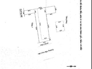 Lô đất lớn 127m2 mt trần huy liệu, khuê trung. chiều ngang đến 5,5m.nở hậu. đường trước nhà 7,5m.