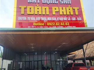 Bán gấp lô đất 2 mặt tiền 20x65m có 2 nhà và văn phòng bđs bàu cạn, long thành, đồng nai