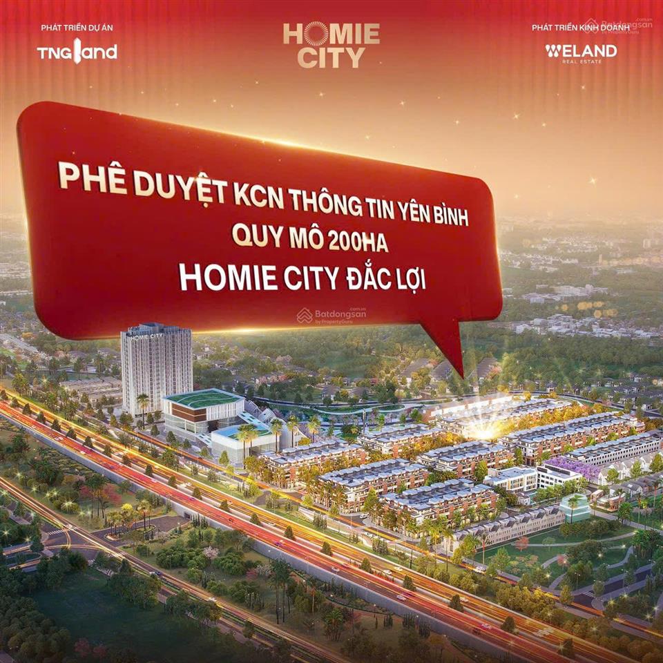 Trả trước 1.5 tỷ sở hữu ngay shophouse 4 tầng tại homie city phổ yên