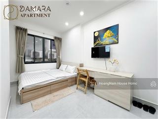 Căn hộ studio tone trắng sang  thang máy  mặt tiền  hầm xe  gần đh khxh nhân văn  đh sài gòn