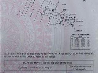 Đất mặt tiền hà huy giáp, dt92m2, sổ hồng riêng, chỉ 7 tỷ