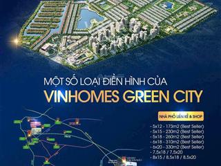 Căn liền kề trái tim xanh của vinhomes green city