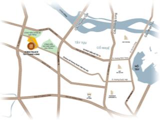 Suất ngoại giao phân lô cực vip mặt đường hoàng quốc việt kéo dài, noble palace tây thăng long