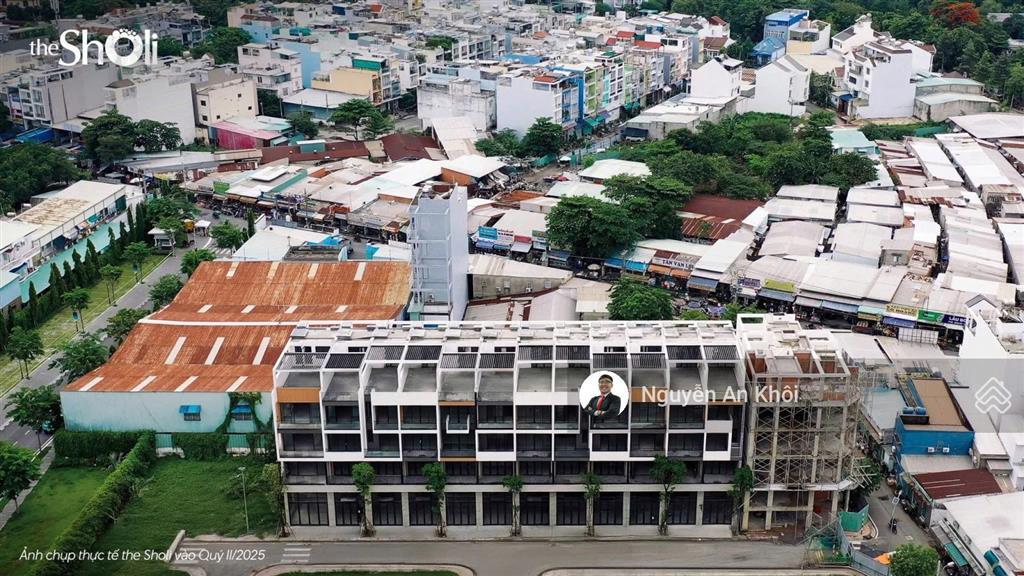 Nhà phố sholi shophouse  mặt tiền đường an dương vương  gh cđt, chiết khấu 8% tặng thang máy