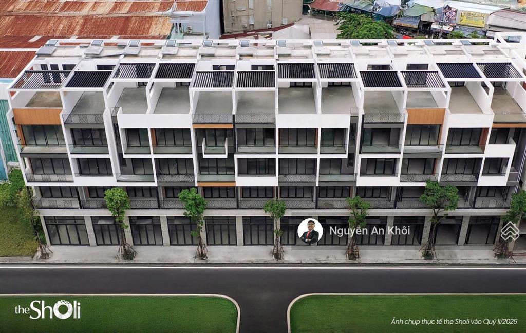 Nhà phố sholi shophouse  mặt tiền đường an dương vương  gh cđt, chiết khấu 8% tặng thang máy
