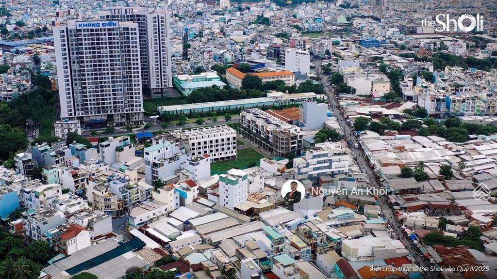 Nhà phố sholi shophouse  mặt tiền đường an dương vương  gh cđt, chiết khấu 8% tặng thang máy