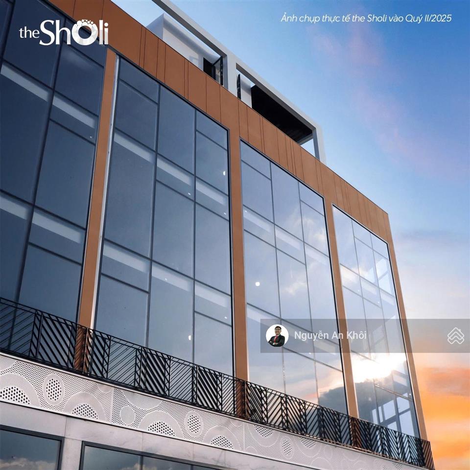 Nhà phố sholi shophouse  mặt tiền đường an dương vương  gh cđt, chiết khấu 8% tặng thang máy