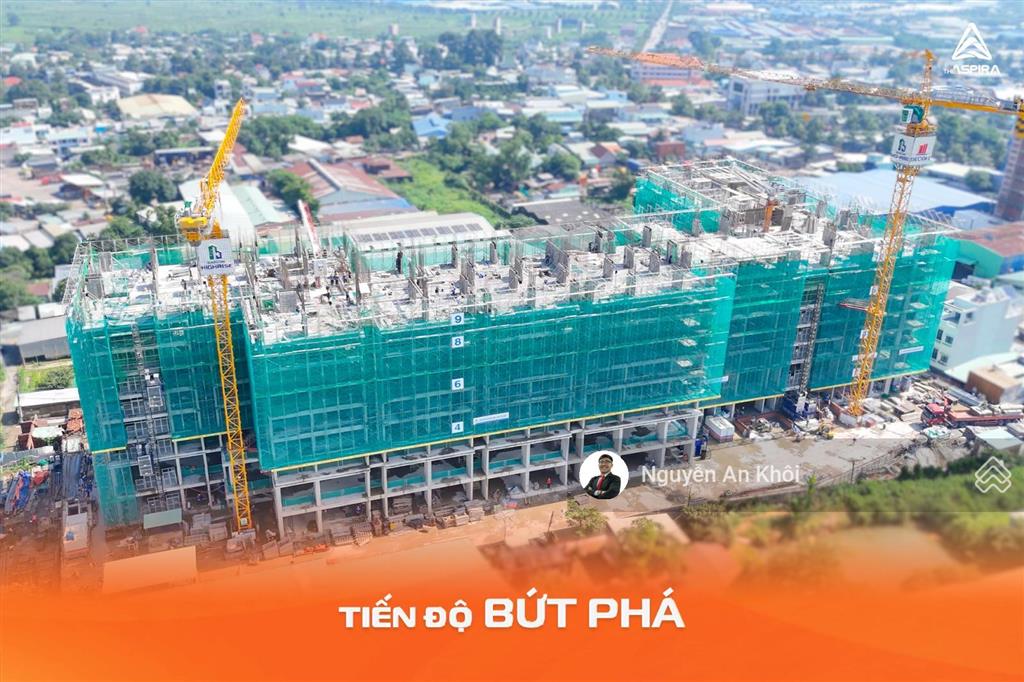 Nóng! the aspira căn hộ 1pn 40m2 chỉ 2 tỷ  8 bank support  gần metro số 1, mỹ phước tân vạn