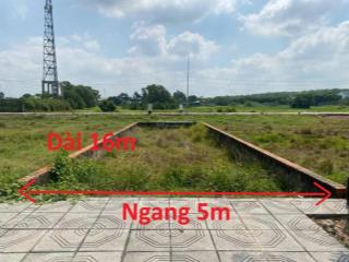 Bán lô 80m2  đường nhựa 8m  ngay vòng xoay vành đai 3 và cao tốc mộc bài  cách hóc môn chỉ 1km