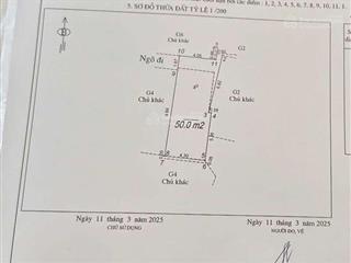 Bán đất  cầu giấy  50m2  6,2 tỷ