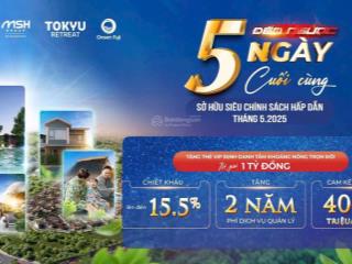 Bán shophouse tokyu retreat, 7 tỷ vnd, 154m2, 3pn, 3wc, xã bảo yên, phú thọ  hot!