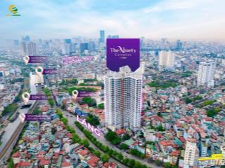 Căn 3 ngủ lô góc, giá 7,6 tỷ, ninety complex  90 đường láng, nhận nhà t8/2025, vay nh ls o%