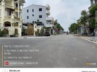 Tái định cư tân châumê linhđường vỉa hè 8mgần nút giao vđ4chỉ từ 62tr/m
