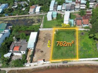 Bán đất quốc lộ 50, 3,2 tỷ, 762 m2, mặt tiền 18m, ngõ 5m, pháp lý đầy đủ