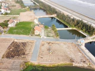 Bán đất mặt tiền 7m ở thị trấn thịnh long, 1,9 tỷ, 105m2 view đẹp siêu hot, cách biển 30m siêu vip