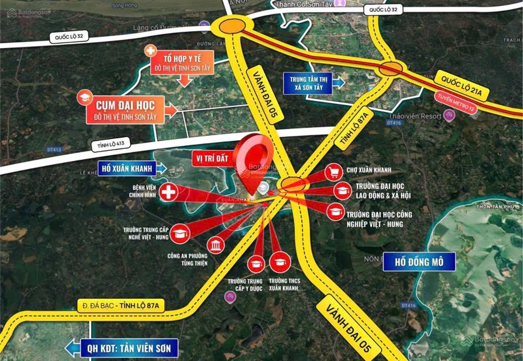 Duy nhất  đất sơn tây 140m2  sổ đỏ hà nội  sinh lời nhanh  thanh khoản tốt