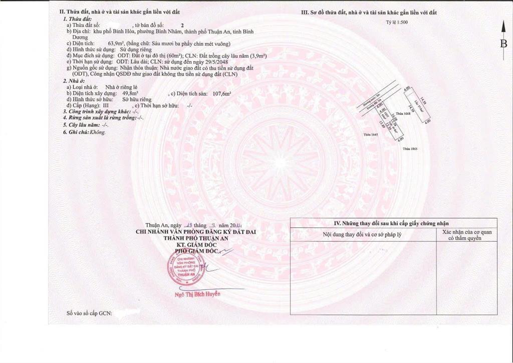 Cần bán gấp căn nhà 1 lầu trệt, nguyễn chí thanh bình hòa thuận an, giá 3 tỷ  lan 0939 637 ***
