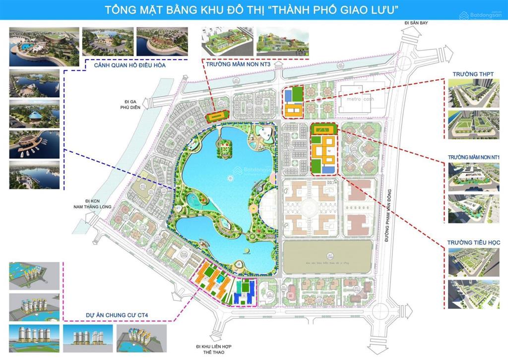 Bán biệt thự mặt hồ thành phố giao lưu, hướng nam, 2 mặt tiền, vị trí đẹp, kinh doanh tốt, ở sướng