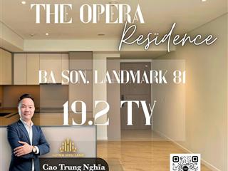 Căn góc  80m2 view cầu ba son, hồ bơi giá 23.5 tỷ all in, rẻ nhất căn góc opera, bank cho vay 70%