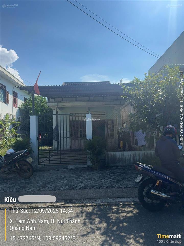 Chủ kẹt ngân hàng cần bán gấp nhà kdc tiên xuân 1, xã tam anh nam, núi thành giá 1.5 tỷ