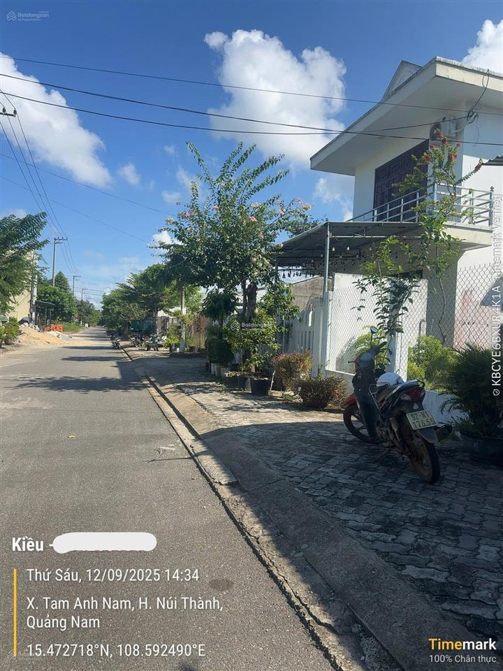 Chủ kẹt ngân hàng cần bán gấp nhà kdc tiên xuân 1, xã tam anh nam, núi thành giá 1.5 tỷ