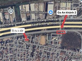 Chính chủ bán lô đất dịch vụ yên lũng an khánh 54,2 m2
