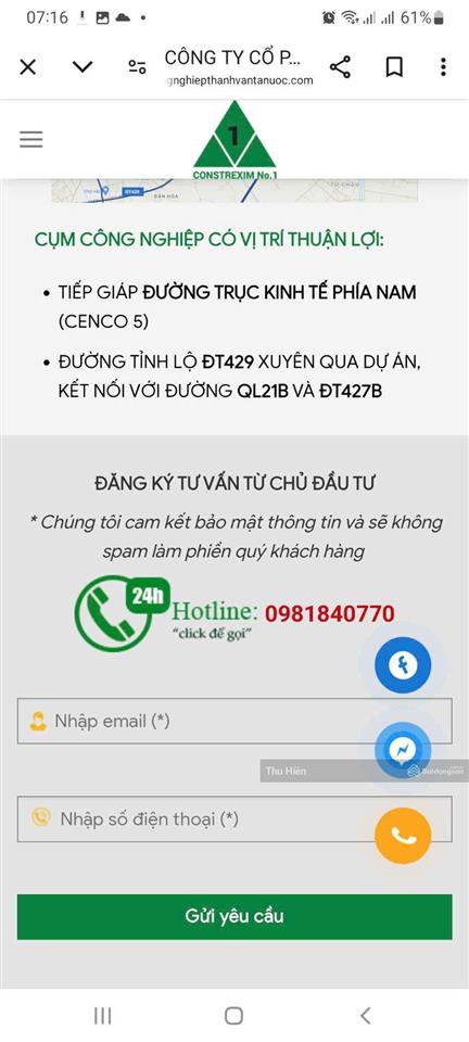 Tôi bán đất 52,8m2 tại xã tân ước, thanh oai, hà nội, 2,42 tỷ nở hậu, ngõ ô tô , đẹp không tì vết.