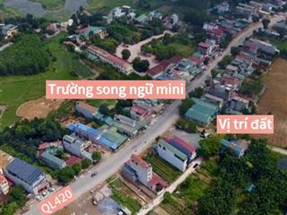 Cắt lỗ bán nhanh lô đất 68,3 m2 ngay sát đhfpt, khu cnc hoà lạc giá rẻ