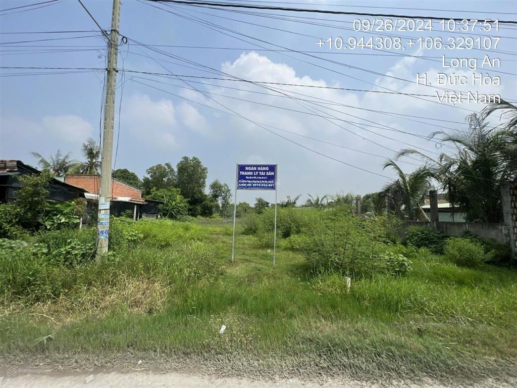 Bán đất tại xã hiệp hòa, đức hòa, long an, 2,145 tỷ, 536 m2 giá cực rẻ