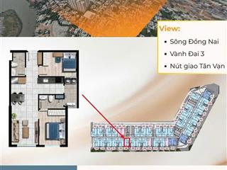 Bán the gió riverside, 2,944 tỷ, 65m2, 2pn + 2wc, bình thắng, dĩ an, bình dương