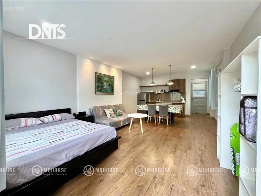 Cho thuê căn hộ 1pn balcony rộng 50m2  chợ tân định  bờ kè hoàng sa  cầu điện biên phủ