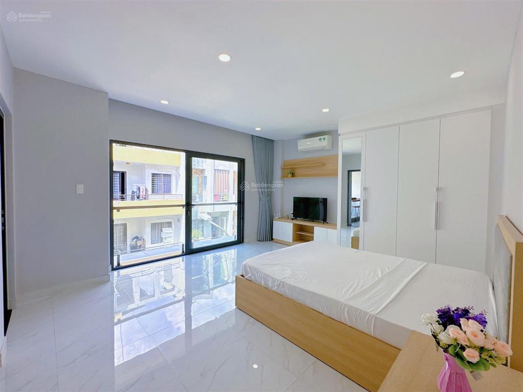 Khai trương căn hộ mini rộng 45m2  balcony  cv lê văn tám  chợ tân định  đh isb