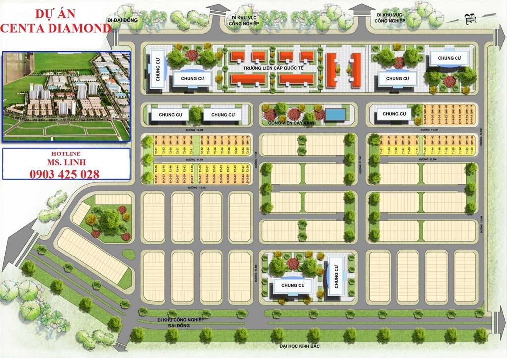 Bán shophouse sh2 4tầng dt75m2 centadiamond giá 6,12tỉ thấp nhất thị trường ,liền kế 7 tòa chung cư