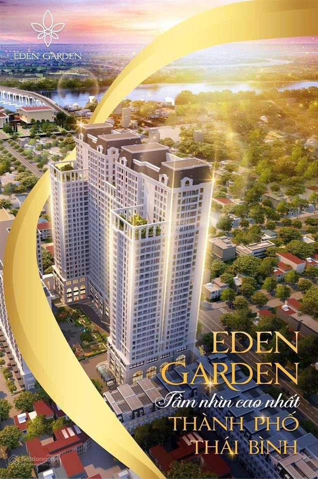 Chỉ từ 29,5tr đã sở hữu ngay căn hộ 77,5m2 2pn 2wc tại chung cư cc eden garden giá f0 trực tiếp cđt
