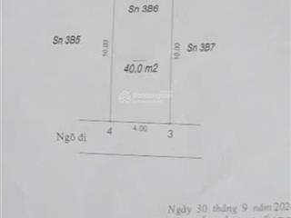 Bán đất đẹp tại vĩnh hưng, 1,95 tỷ, 40m2, mặt tiền 4m, ngõ rộng 3m