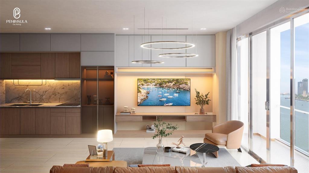 Căn hộ 2pn view sông hàn  biển mỹ khê tại dự án peninsula đà nẵng